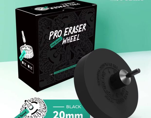 FOSHIO Decal And Sticker Remover Wheel - Диск для снятия двустороннего скотча и остатков клея 96 mm x 20 mm