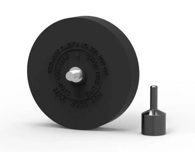 FOSHIO Decal And Sticker Remover Wheel - Диск для снятия двустороннего скотча и остатков клея 96 mm x 20 mm