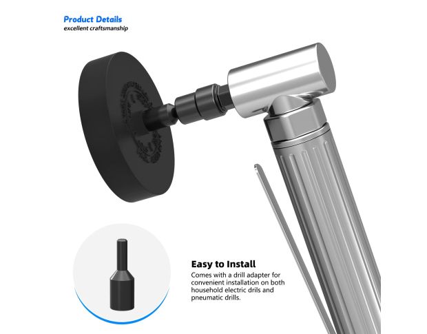 FOSHIO Decal And Sticker Remover Wheel - Диск для снятия двустороннего скотча и остатков клея 96 mm x 20 mm