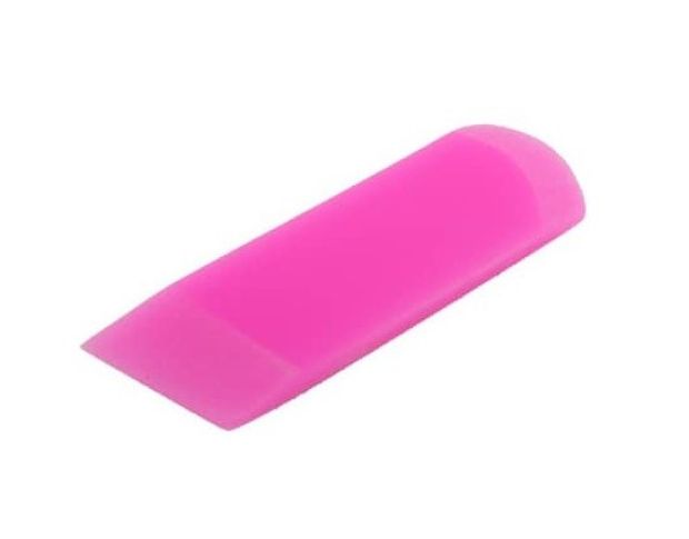 Foshio Pink Double-Sided PPF Squeegee - Выгонка для пленки мягкая 9 cm