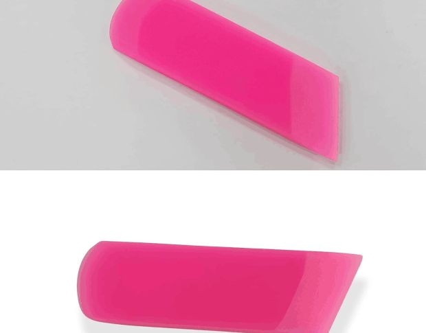 Foshio Pink Double-Sided PPF Squeegee - Выгонка для пленки мягкая 9 cm