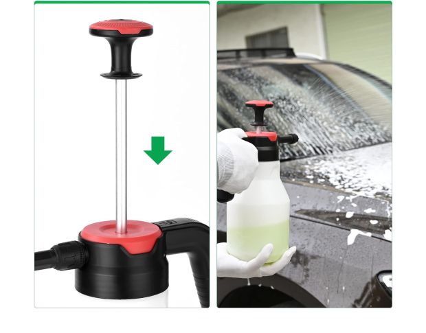 FOSHIO Upside-down Foamer - Пенообразователь с ручным нагнетателем, 1.5 L