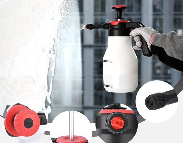FOSHIO Upside-down Foamer - Пенообразователь с ручным нагнетателем, 1.5 L