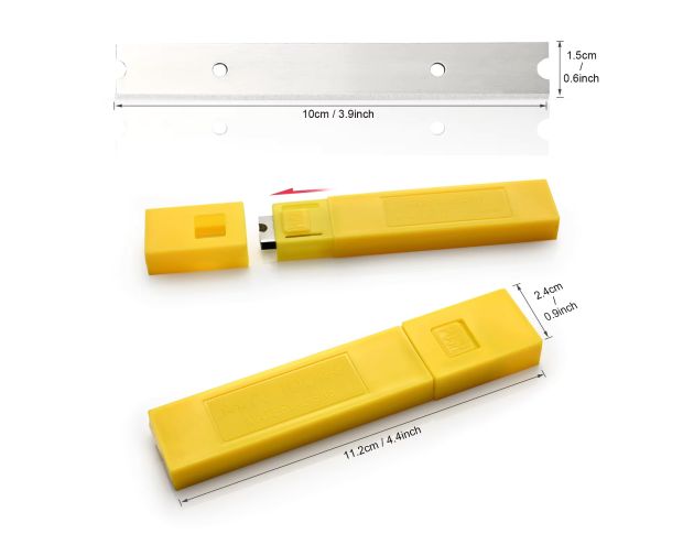 FOSHIO Scraper Blades - Лезвия для скребка 11 cm (10 шт)
