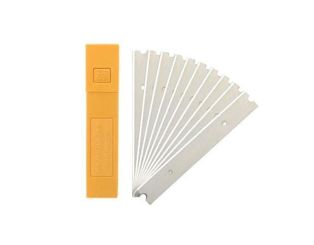 FOSHIO Scraper Blades - Лезвия для скребка 11 cm (10 шт)