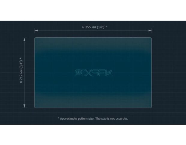 Защитное стекло Pixsel на монитор BYD SEALION 7 16.2“ 2024 - (гибридное мат)