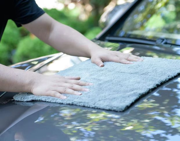 FOSHIO Microfiber Towel - Ткань для полировки микрофибра, 40 x 40 cm
