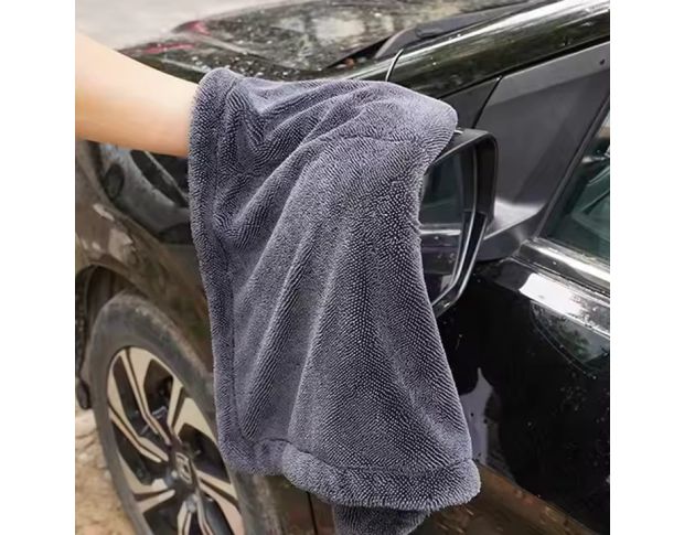 FOSHIO Microfiber Towel Black - Ткань для полировки микрофибра, 40 x 40 cm