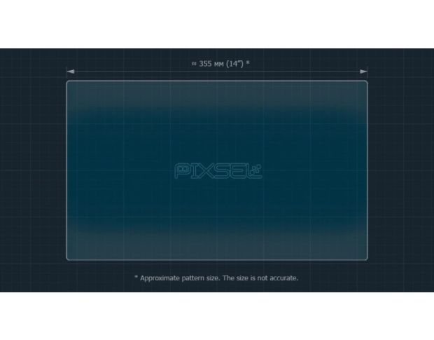 Захисне скло Pixsel на монітор FCB LEOPARD 5 16.3“ 2024 - (гібридне мат)