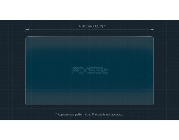 Захисне скло Pixsel на монітор SKODA OCTAVIA 14“ 2024 - (гібридне глянець)