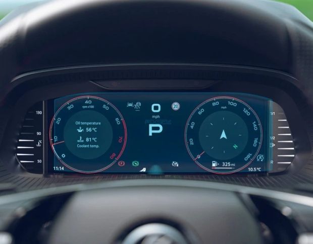 Захисне скло Pixsel на панель приладів SKODA OCTAVIA 9.9“ 2024 - (гібридне глянець)