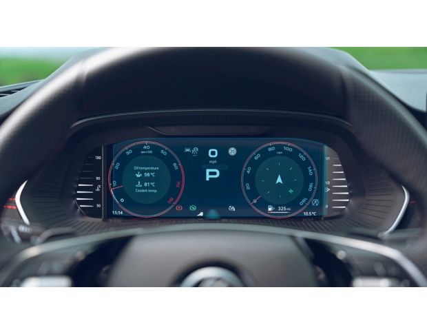 Захисне скло Pixsel на панель приладів SKODA OCTAVIA 9.9“ 2024 - (гібридне глянець)