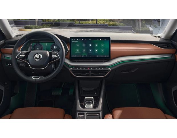 Захисне скло Pixsel на панель приладів SKODA OCTAVIA 9.9“ 2024 - (гібридне глянець)