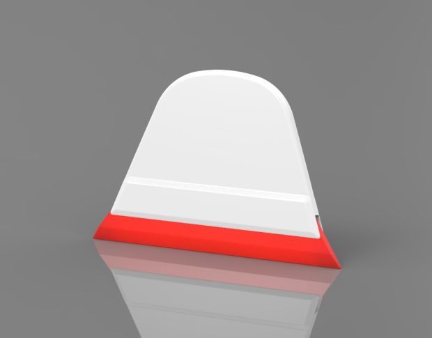 FOSHIO Squeegee With Replaceable PU Blade - Біла вигонка з поліуретаном
