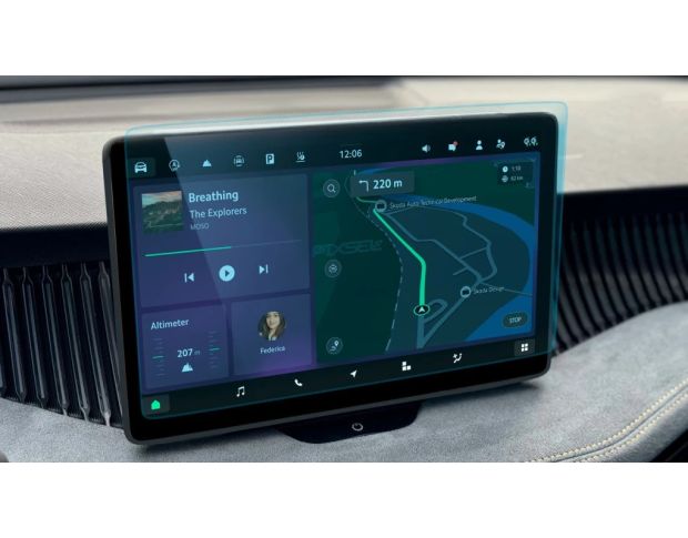 Защитное стекло Pixsel на монитор SKODA SUPERB 11.3“ 2024 - (гибридное мат)