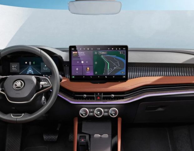 Захисне скло Pixsel на монітор SKODA SUPERB 13.8“ 2024 - (гібридне мат)