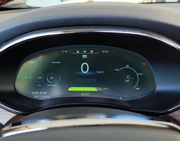 Защитное стекло Pixsel на приборную панель SKYWELL ET5 12.1“ 2022 - (гибридное мат)