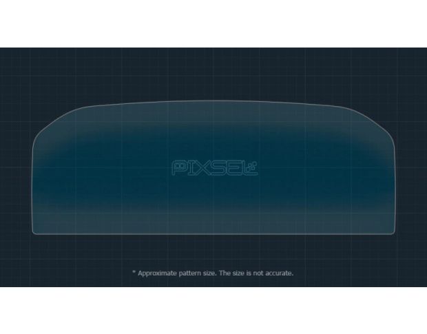 Захисне скло Pixsel на панель приладів NISSAN QASHQAI 12.1“ 2024 - (гібридне глянець)