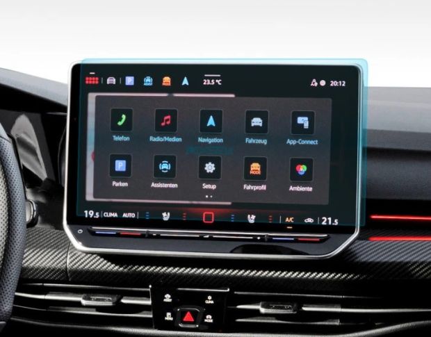 Защитное стекло Pixsel на приборную панель VOLKSWAGEN GOLF 1“ 2024 - (гибридное глянец)