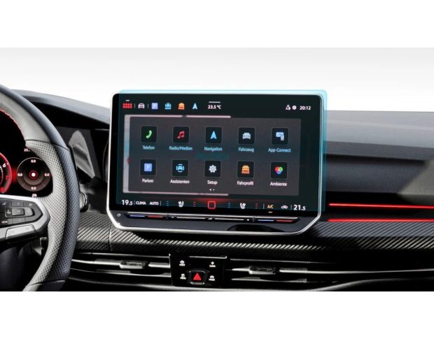Захисне скло Pixsel на панель приладів VOLKSWAGEN GOLF 14“ 2024 - (гібридне мат)