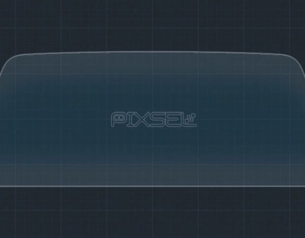 Захисне скло Pixsel на панель приладів VOLKSWAGEN ID. UNYX 8.7“ 2024 - (гібридне глянець)