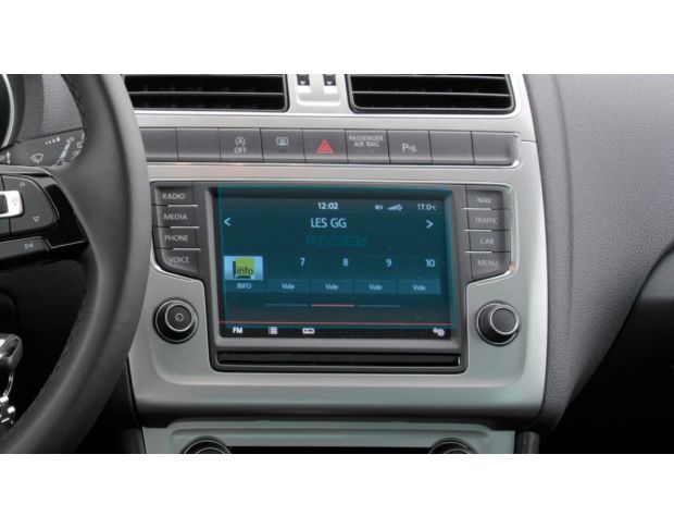 Захисне скло Pixsel на монітор VOLKSWAGEN POLO 6.5“ 2014 - 2017 (гібридне глянець)