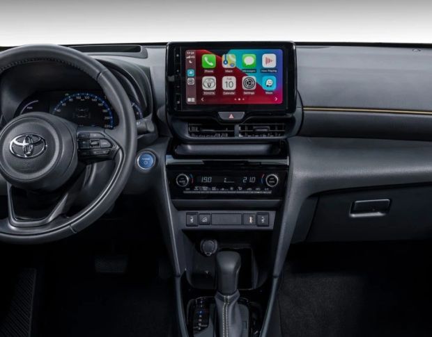 Захисне скло Pixsel на монітор TOYOTA YARIS 9.8“ 2020 - 2023 (гібридне глянець)