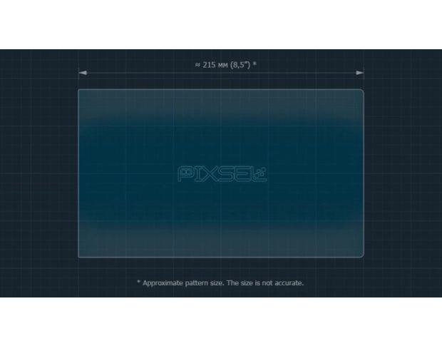Захисне скло Pixsel на монітор TOYOTA YARIS 9.8“ 2020 - 2023 (гібридне глянець)