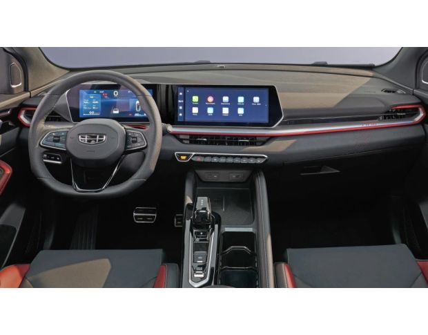 Защитное стекло Pixsel на монитор GEELY COOLRAY 14.5“ 2023 - (гибридное мат)