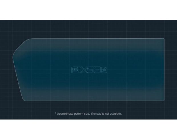 Захисне скло Pixsel на панель приладів GEELY COOLRAY 12.9“ 2023 - (гібридне глянець)