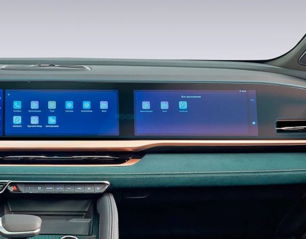Захисне скло Pixsel на монітор GEELY MONJARO 36.8“ 2023 - (гібридне глянець)