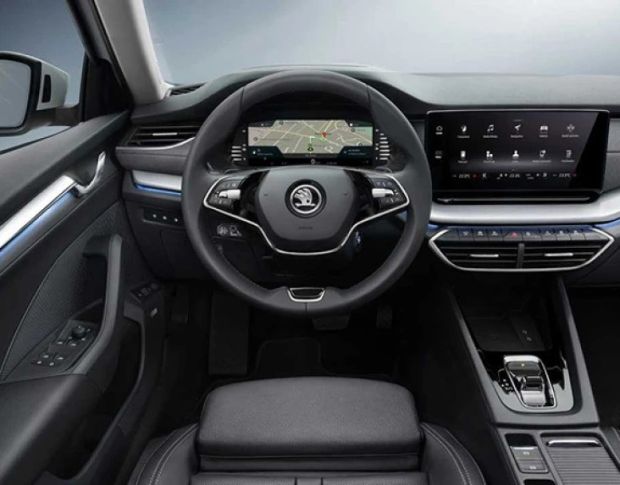 Защитное стекло Pixsel на монитор SKODA OCTAVIA 13.4“ 2024 - (гибридное глянец)