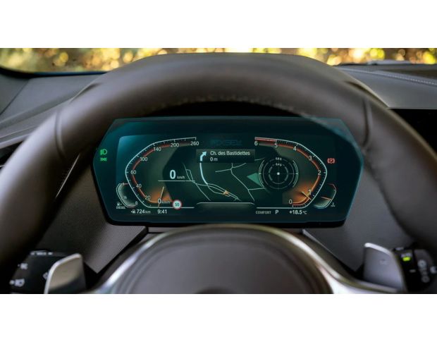 Захисне скло Pixsel на панель приладів BMW 1 / M1 12.5“ 2019 - 2024 (F40) (гібридне мат)