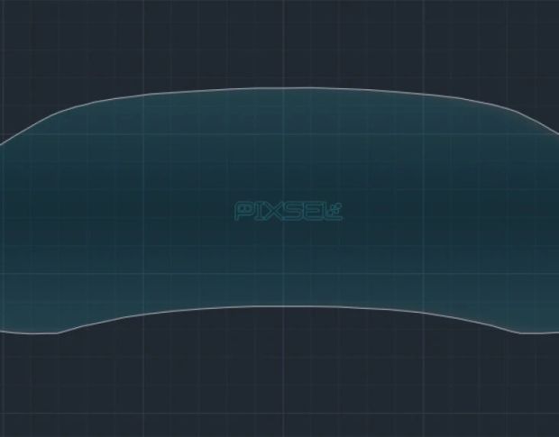 Захисне скло Pixsel на панель приладів BMW 2 / M2 14“ 2021 - 2022 (G42, F87, F44) (гібридне глянець)