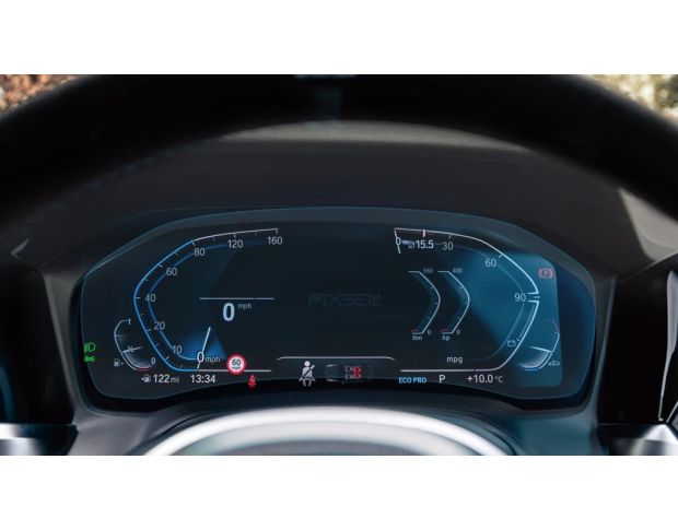 Захисне скло Pixsel на панель приладів BMW 2 / M2 14“ 2021 - 2022 (G42, F87, F44) (гібридне мат)