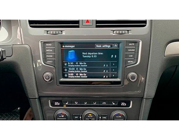 Защитное стекло Pixsel на монитор VOLKSWAGEN E-GOLF 6.5“ 2014 - 2016 (гибридное глянец)