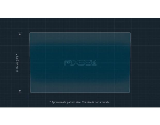 Захисне скло Pixsel на монітор VOLKSWAGEN GOLF 5.8“ 2013 - 2017 (гібридне мат)