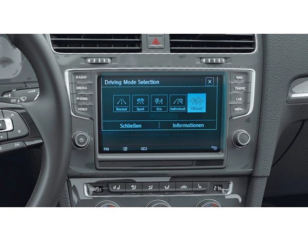 Захисне скло Pixsel на монітор VOLKSWAGEN GOLF 8“ 2013 - 2017 (гібридне глянець)