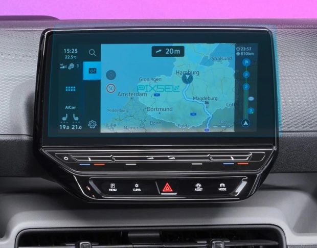 Захисне скло Pixsel на монітор VOLKSWAGEN ID. BUZZ 11.7“ 2022 - (гібридне глянець)