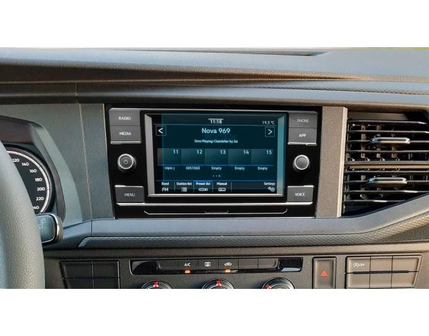 Захисне скло Pixsel на монітор VOLKSWAGEN TRANSPORTER 6.5“ 2021 - (гібридне мат)