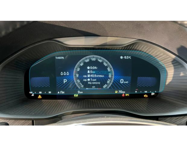 Захисне скло Pixsel на панель приладів SKODA KODIAQ 12.6“ 2017 - 2024 (гібридне глянець)