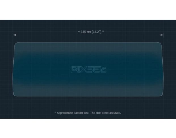 Защитное стекло Pixsel на монитор INEOS GRENADIER 14“ 2024 - (гибридное мат)