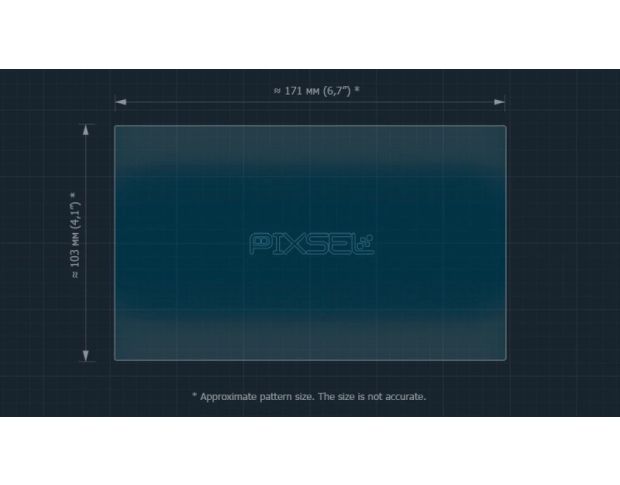 Захисне скло Pixsel на монітор MAN TGE 8“ 2017 - 2023 (гібридне глянець)