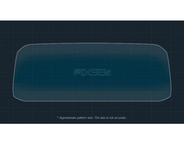 Защитное стекло Pixsel на приборную панель MAN TGE 14“ 2023 - (гибридное мат)