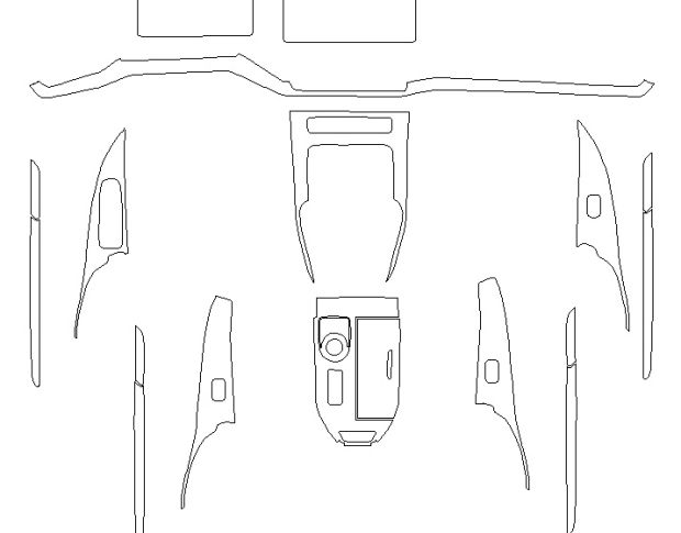 Комплект выкроек для салона HAVAL H6 2024 -