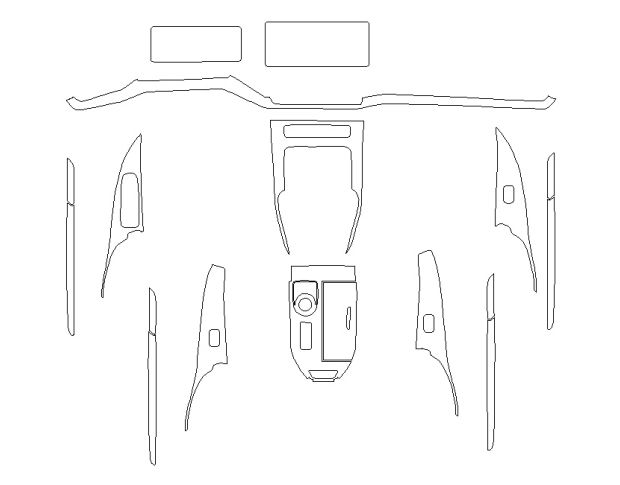 Комплект выкроек для салона HAVAL H6 2024 -