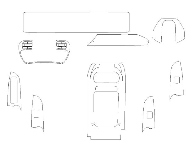 Викрійка для салону KIA EV5 2024 CN