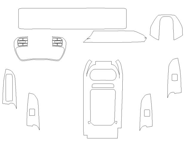 Викрійка для салону KIA EV5 2024 CN