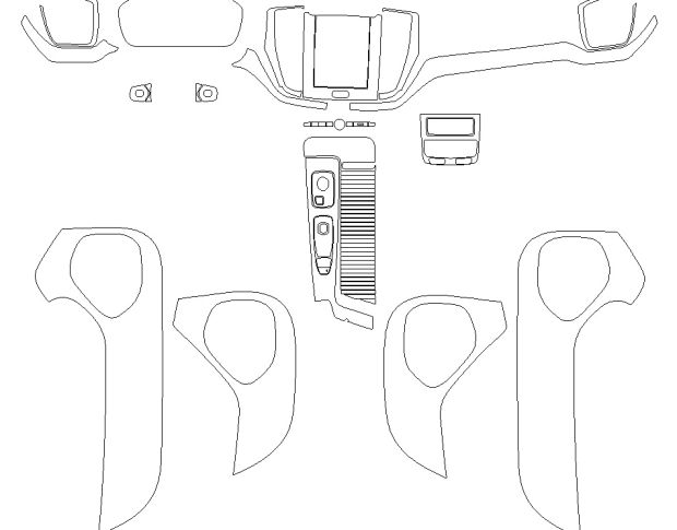 Выкройка для салона VOLVO XC60 2024 -