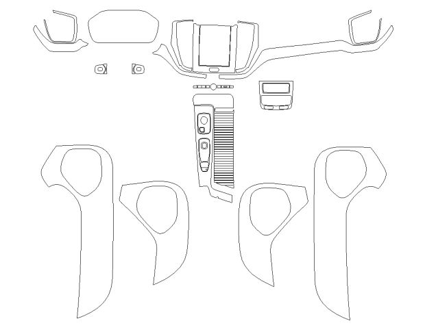 Выкройка для салона VOLVO XC60 2024 -